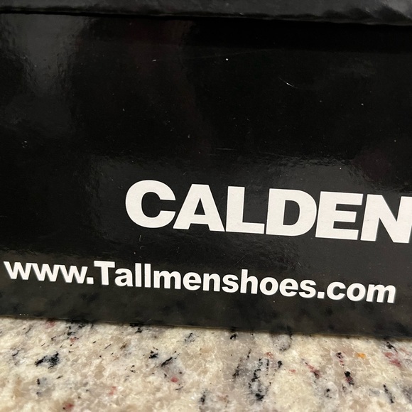 Calden Black Oxhide Men Shoes SIZE 9 Tall Men Shoes ( Add Height To Your Frame) - Picture 4 of 5